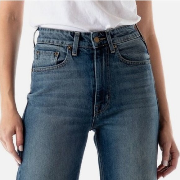 MODERN AMERICAN Denim Walking Shorts Pre-washed SAVANNAH High Wide Rhiannon 30 - Picture 3 of 11